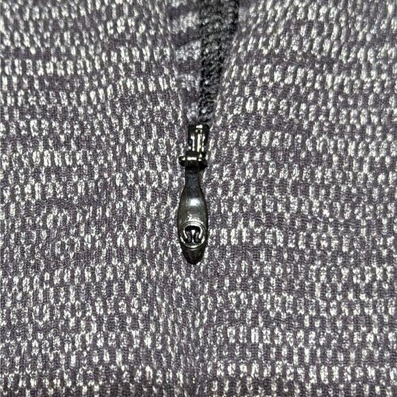 Lululemon 1/2 Zip Pullover Women 6 Mini Check Pique Black Reflect Athleticwear - Picture 7 of 9
